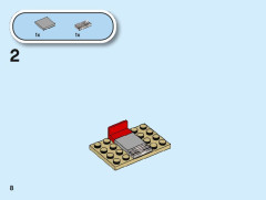 LEGO 76180 instructions page 8 – build guide