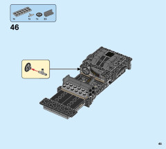 LEGO 76181 instructions page 45 – build guide