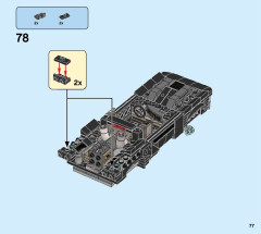 LEGO 76181 instructions page 77 – build guide