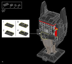 LEGO 76182 instructions page 74 – build guide