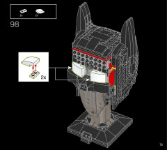 LEGO 76182 instructions page 75 – build guide