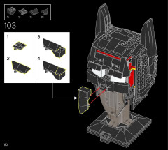 LEGO 76182 instructions page 80 – build guide