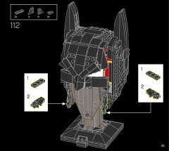 LEGO 76182 instructions page 85 – build guide