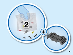LEGO 76184 instructions page 5 – build guide