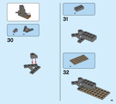 LEGO 76185 instructions page 43 – build guide