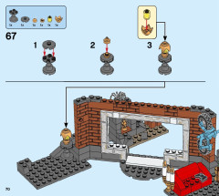 LEGO 76185 instructions page 70 – build guide