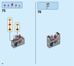 LEGO 76185 instructions page 74 – build guide