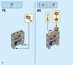 LEGO 76185 instructions page 76 – build guide