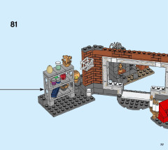LEGO 76185 instructions page 77 – build guide