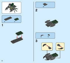 LEGO 76185 instructions page 8 – build guide