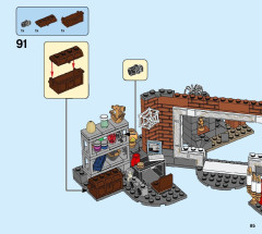 LEGO 76185 instructions page 85 – build guide