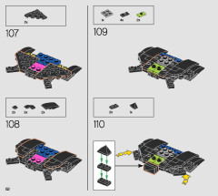 LEGO 76187 instructions page 62 – build guide