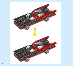 LEGO 76188 instructions page 74 – build guide