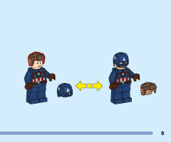 LEGO 76189 instructions page 9 – build guide