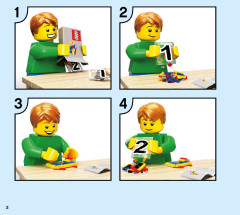 LEGO 76190 instructions page 2 – build guide