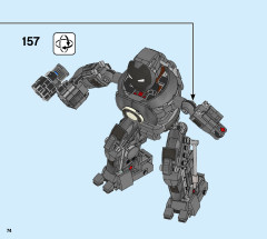 LEGO 76190 instructions page 74 – build guide