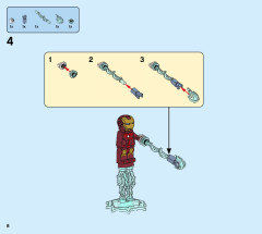LEGO 76190 instructions page 8 – build guide