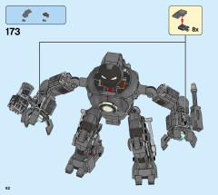 LEGO 76190 instructions page 82 – build guide