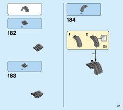LEGO 76190 instructions page 87 – build guide