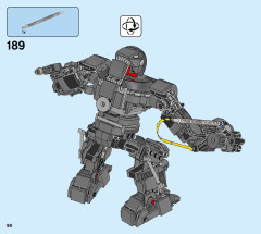 LEGO 76190 instructions page 90 – build guide