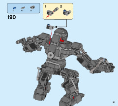 LEGO 76190 instructions page 91 – build guide