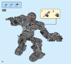 LEGO 76190 instructions page 92 – build guide