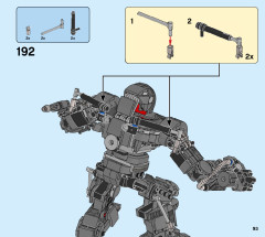 LEGO 76190 instructions page 93 – build guide
