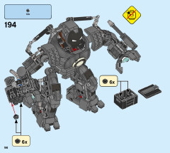 LEGO 76190 instructions page 96 – build guide