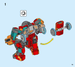 LEGO 76194 instructions page 73 – build guide
