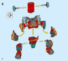 LEGO 76194 instructions page 74 – build guide
