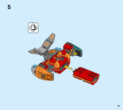 LEGO 76194 instructions page 77 – build guide