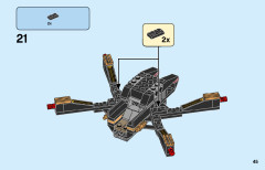 LEGO 76195 instructions page 45 – build guide