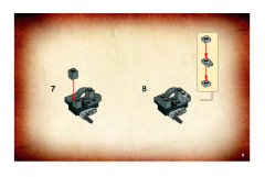 LEGO 7620 instructions page 9 – build guide