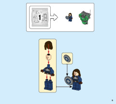 LEGO 76201 instructions page 5 – build guide