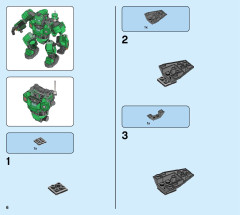 LEGO 76201 instructions page 6 – build guide