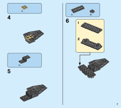 LEGO 76201 instructions page 7 – build guide