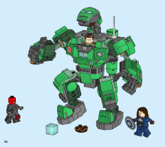LEGO 76201 instructions page 70 – build guide