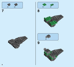 LEGO 76201 instructions page 8 – build guide