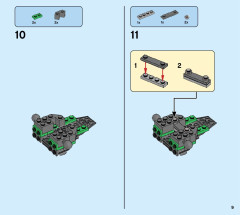 LEGO 76201 instructions page 9 – build guide
