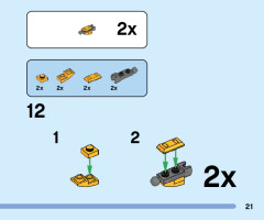 LEGO 76202 instructions page 21 – build guide