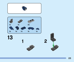LEGO 76202 instructions page 23 – build guide