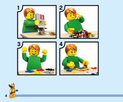 LEGO 76202 instructions page 4 – build guide