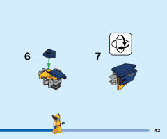 LEGO 76202 instructions page 43 – build guide