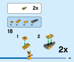 LEGO 76202 instructions page 45 – build guide