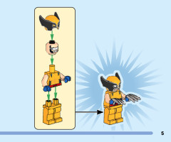 LEGO 76202 instructions page 5 – build guide