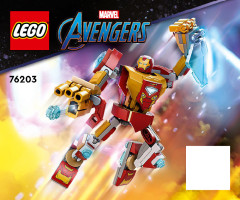 LEGO 76203 instructions page 1 – build guide