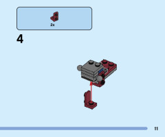 LEGO 76203 instructions page 11 – build guide