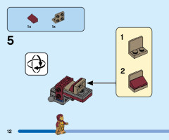 LEGO 76203 instructions page 12 – build guide