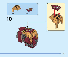 LEGO 76203 instructions page 21 – build guide