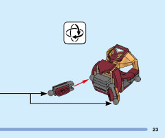 LEGO 76203 instructions page 23 – build guide